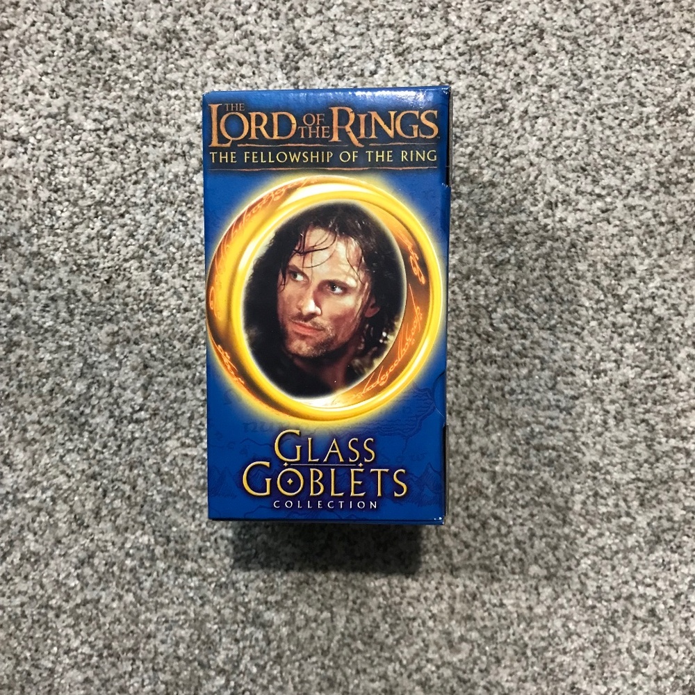 Lord of the Rings Aragorn Glass Goblet